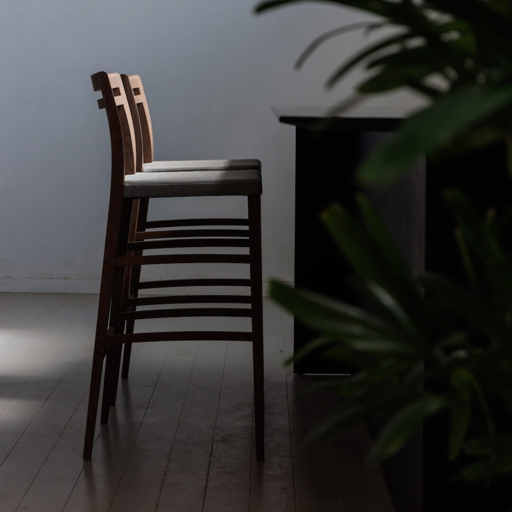 平田椅子製作所 ARIAKEハイチェア ネイビー 【公式通販】