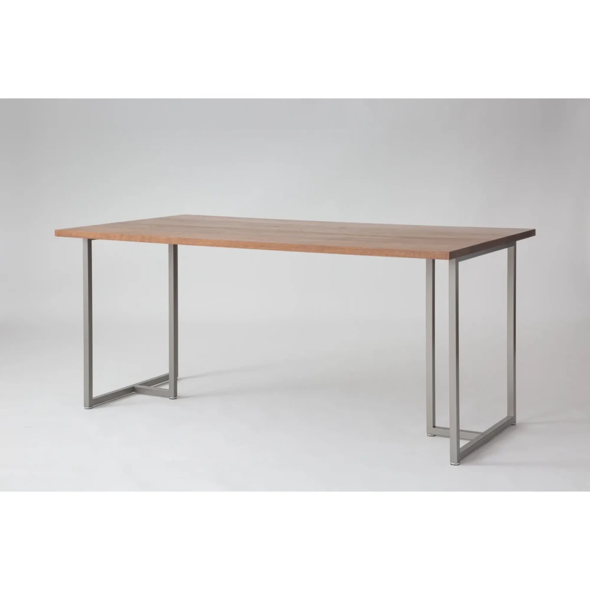 大川家具 オリジナルダイニングテーブル / スチール脚T型  /  広葉樹無垢材4種類